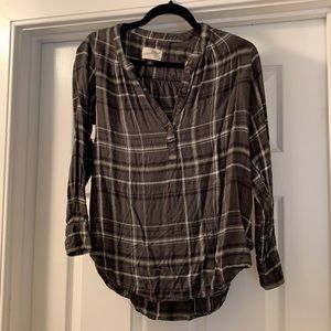Plaid pullover